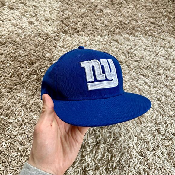 NFL New Era New York NY Giants Blue Snapback Cap Hat Men’s Size 7 3/8 58.7 cm - Picture 1 of 4